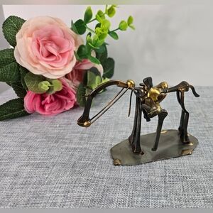 Vintage Horse Sculpture By‎ Dale Warren Horse Shoe Nail Art , 1070s